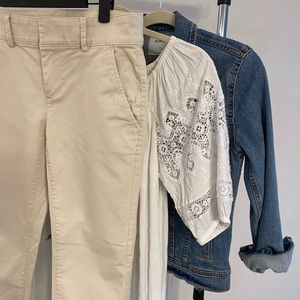 Girlfriend chinos size 2